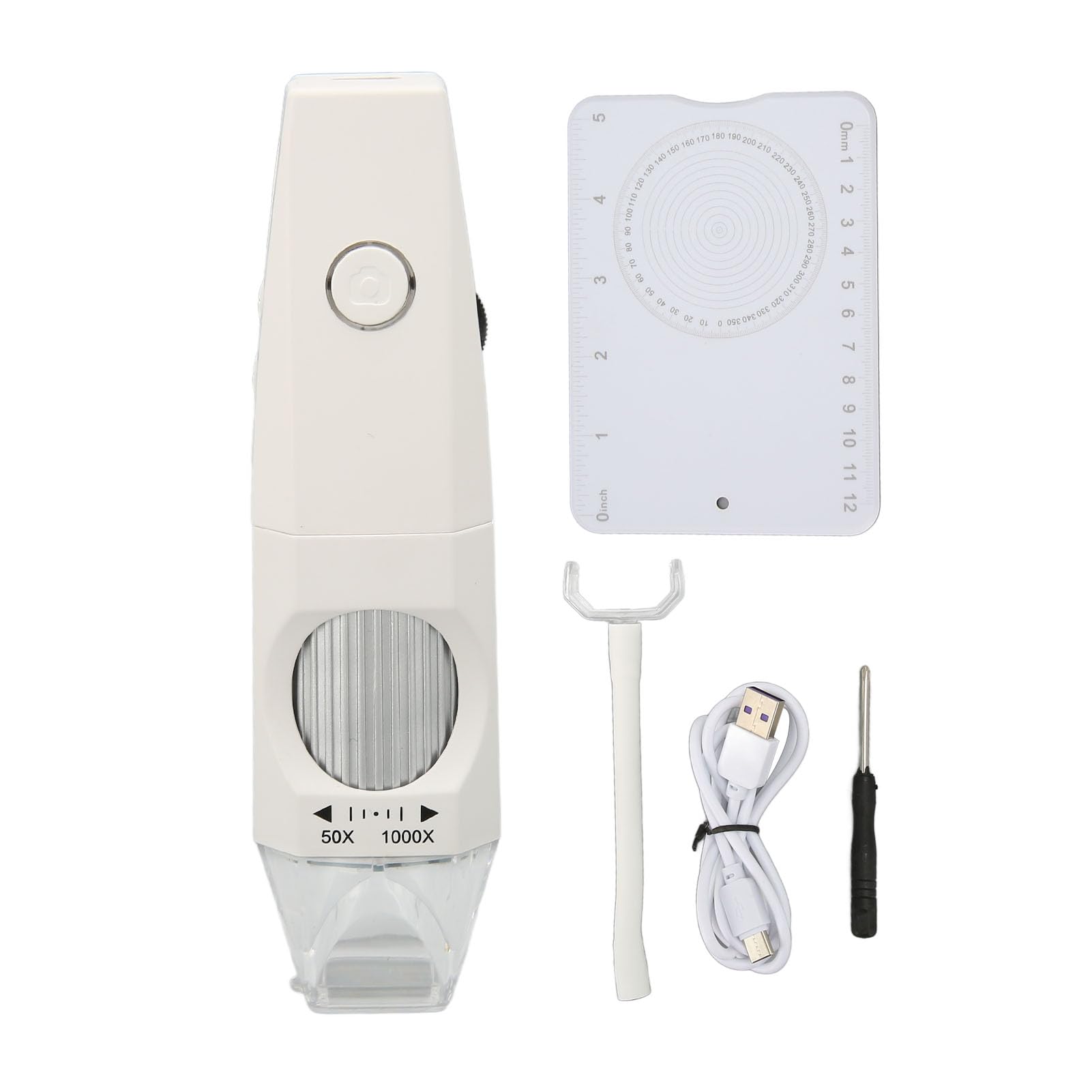 HD 1080P USB Digital Microscope - 50X to 1000X Magnification Wireless Microscope with Stand for Smartphone, PC & Laptop - Perfect for Coin Collecting, Jewelry Inspection & Science Education