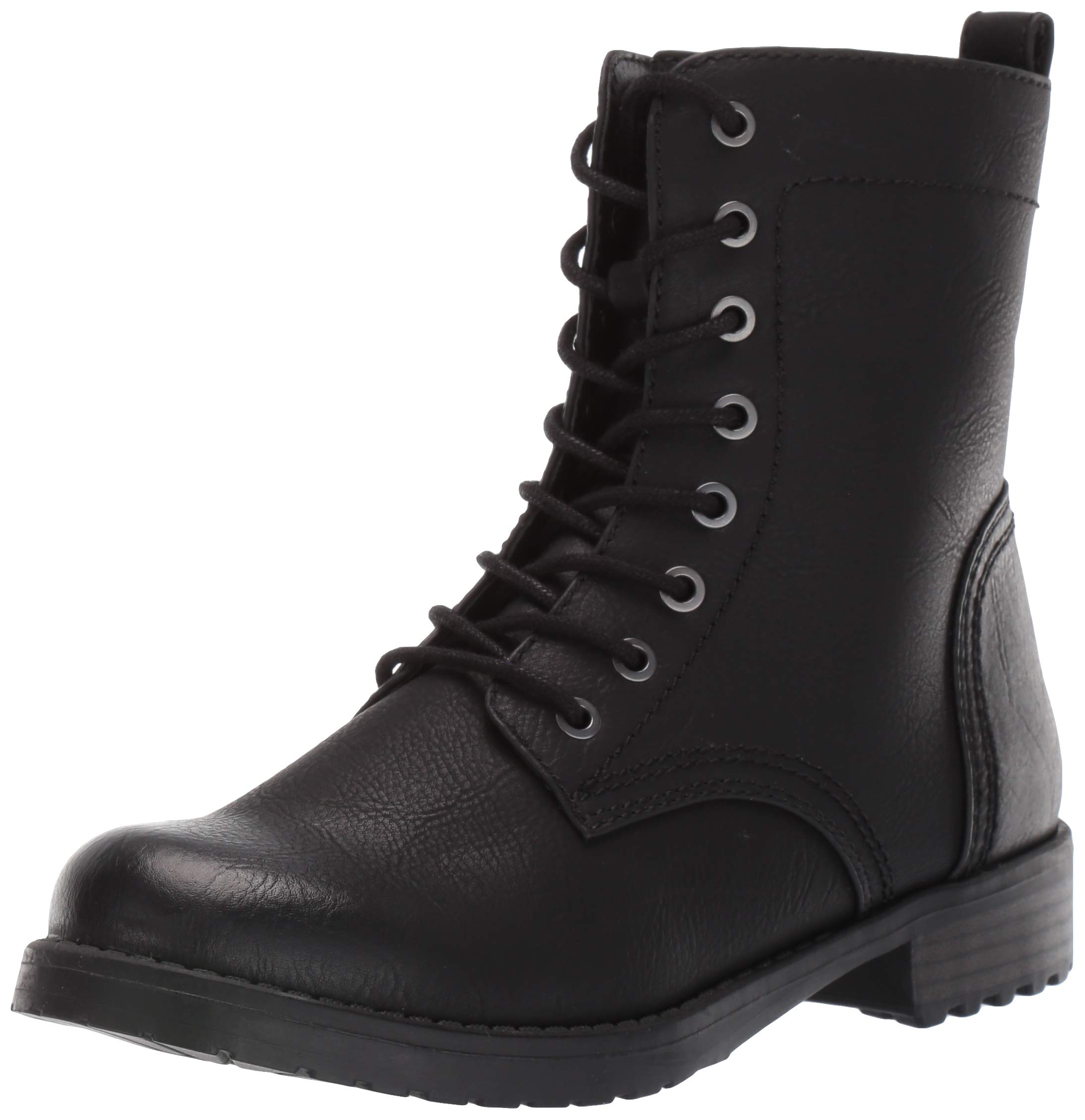 Amazon Essentials Women's Lace-Up Combat Boots - Stylish & Durable Ankle Boots for Fall & Winter | Perfect for Casual Outfits, Work & Outdoor Adventures