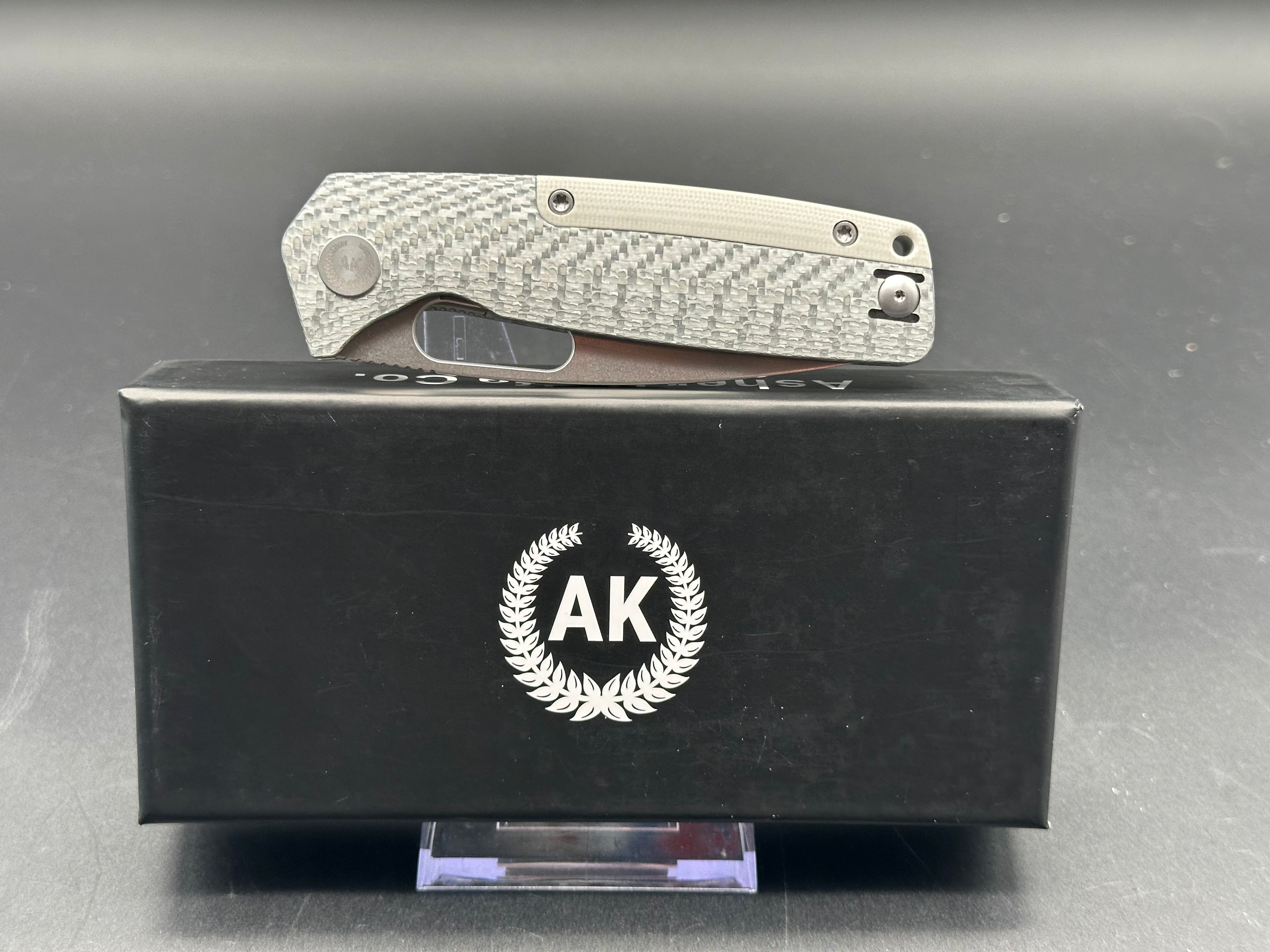 Asher Spiro Silver SS Pocket Knife - 3.2