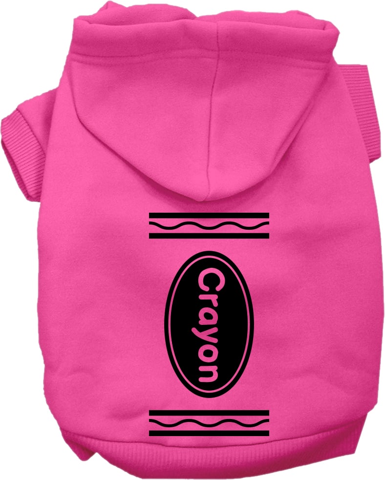 Colorful Crayon Costume Screen Print Hoodie for Kids - Fun Dress-Up & Halloween Costume Idea