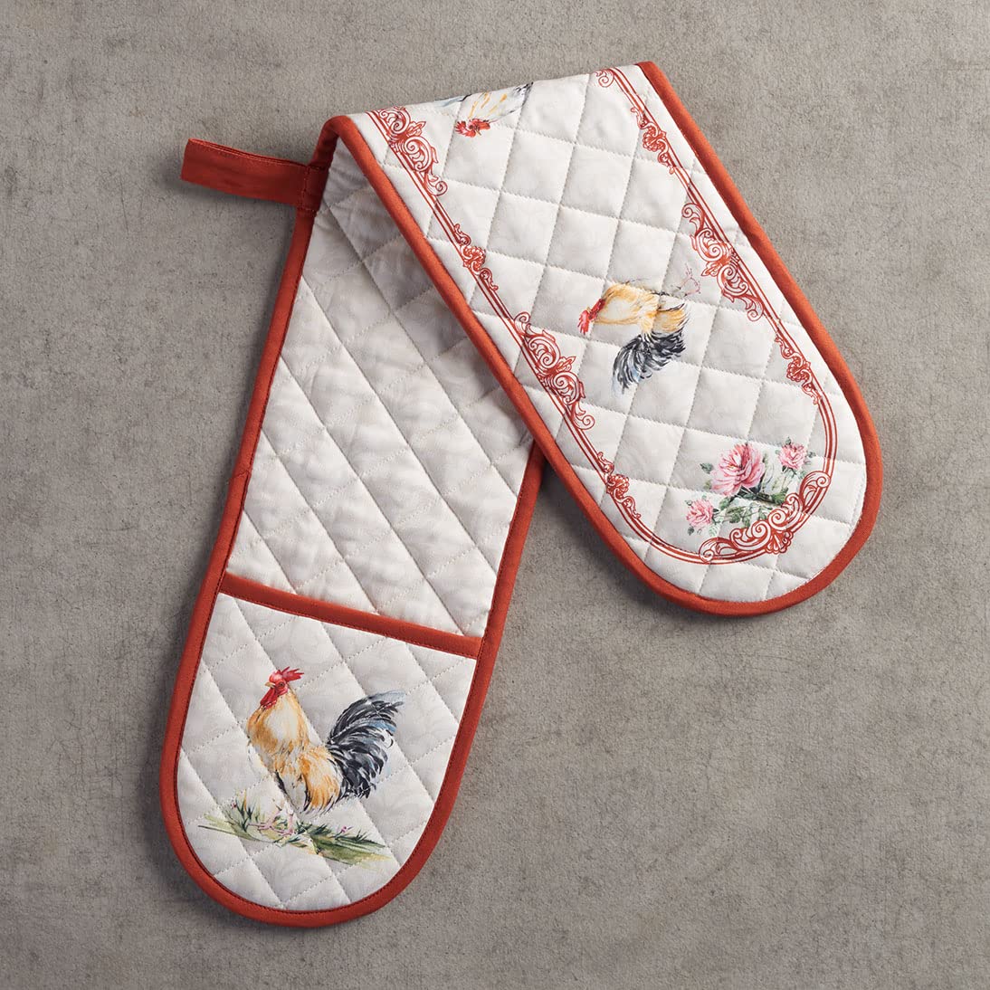 Hermès-Inspired Double Oven Mitts - 100% Cotton 7