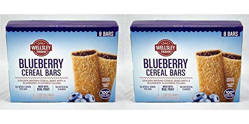 Wellsley Farms Fruit & Grain Cereal Bars Variety Pack - 2 Pack | Healthy Breakfast & Snack Bars for Kids & Adults | Perfect for School Lunches, Office Snacks & On-the-Go Energy