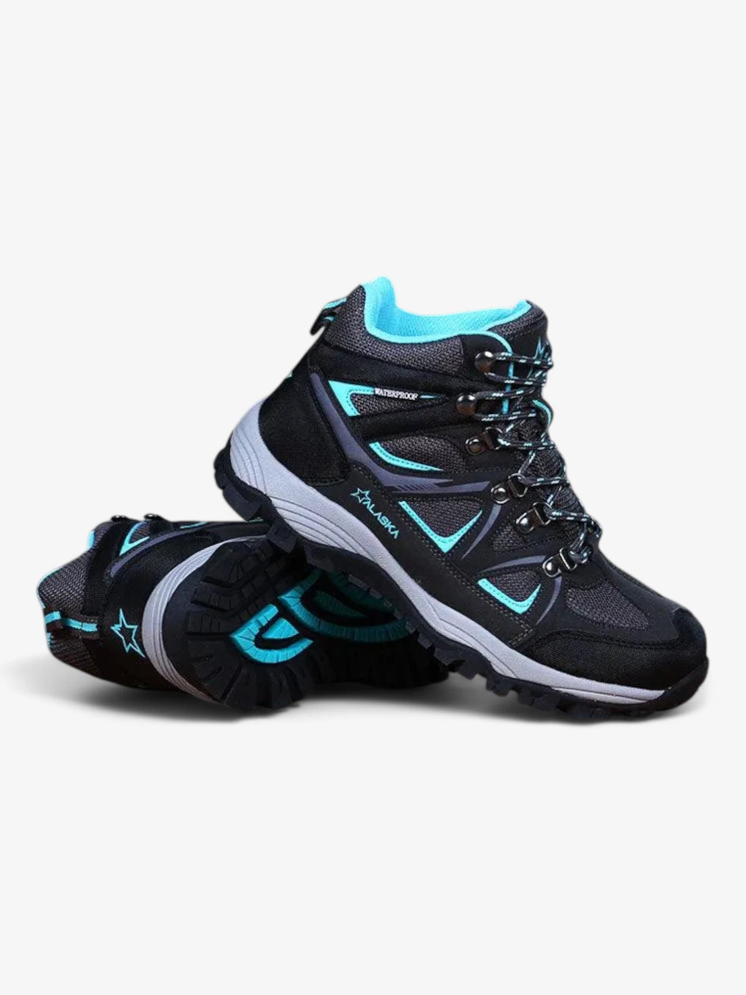 Waterproof Alaska Jade Hiking Boots for Women - Gray Green - Perfect for Outdoor Adventures, Trekking & Camping
