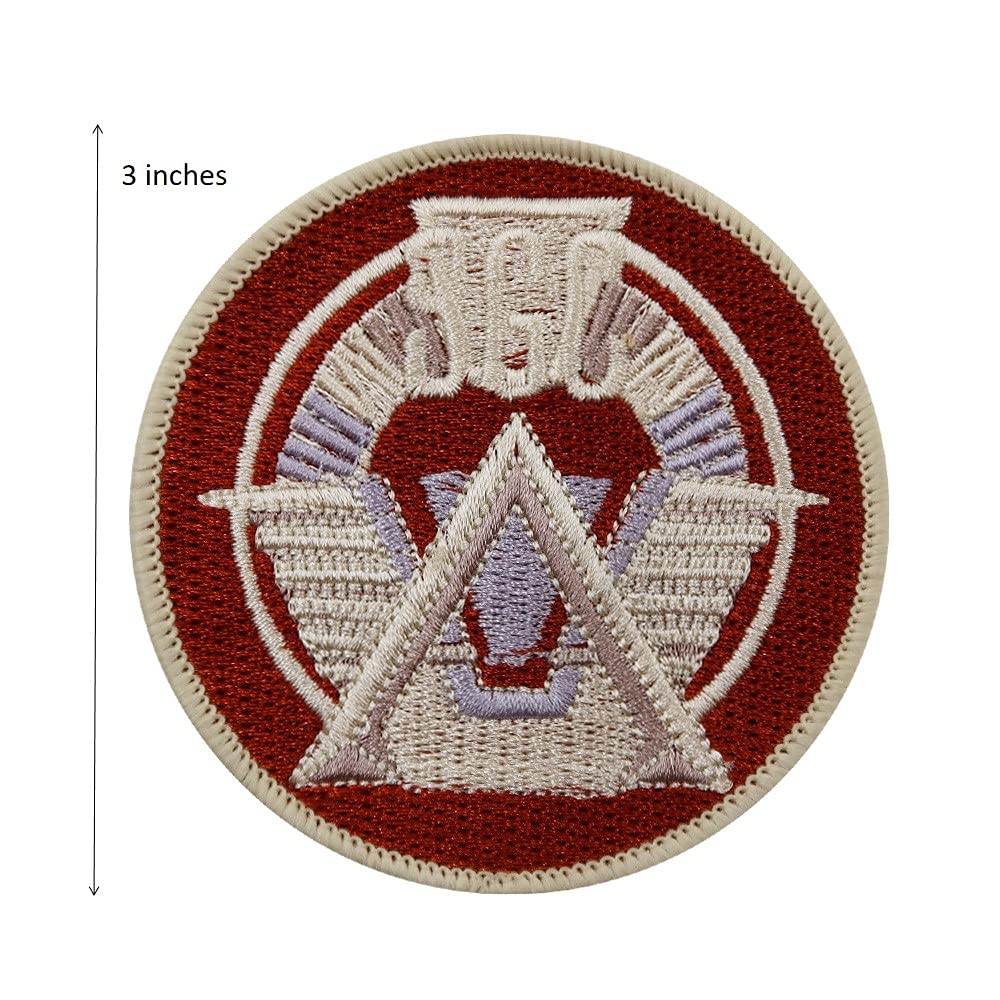 3 Pack Stargate Suits Uniform Embroidered Iron On Patches - Military Cosplay, Costume DIY, Jacket & Backpack Decoration for Sci-Fi Fans