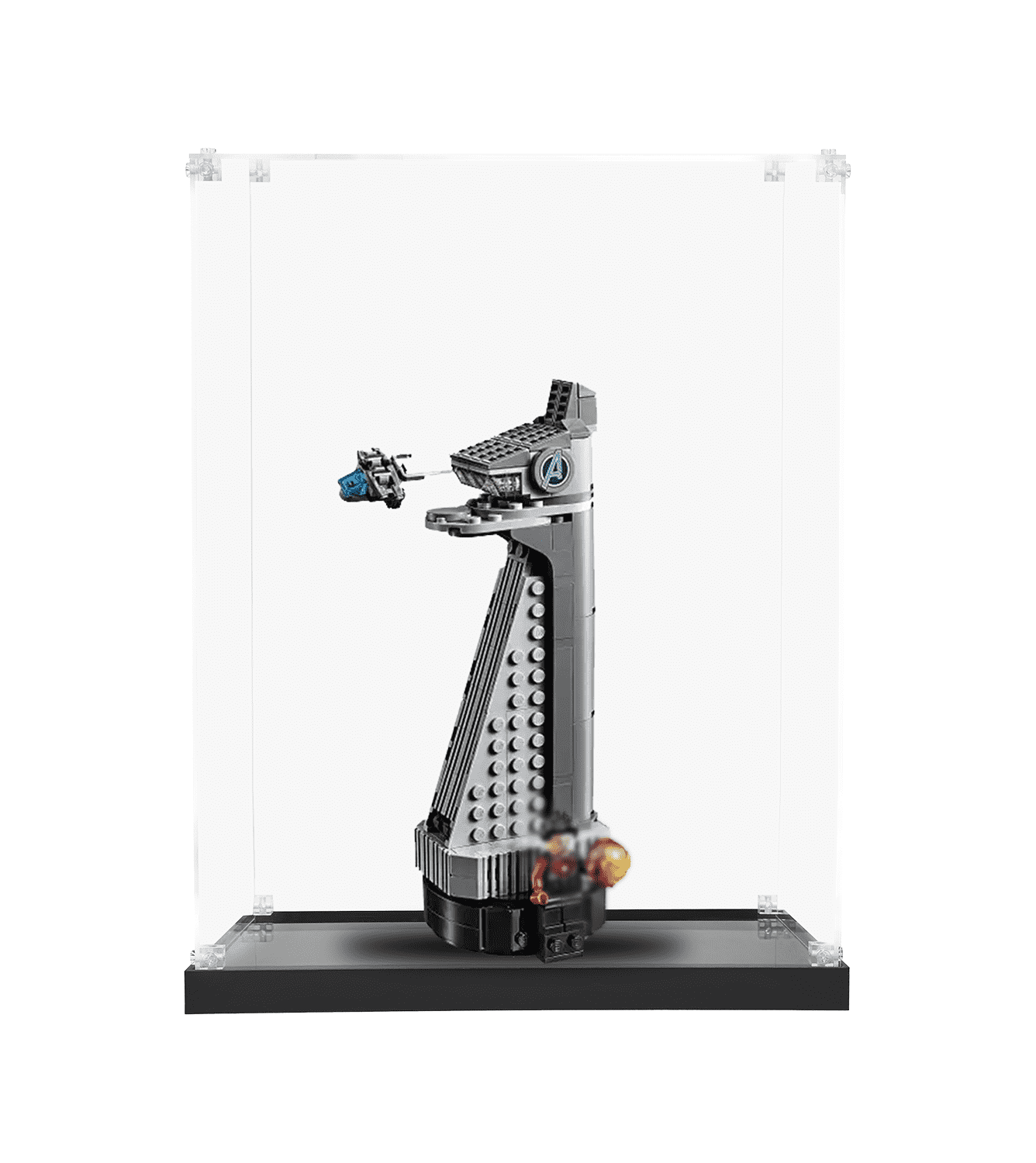 LEGO Marvel Avengers Tower 40334 Display Case - Clear Acrylic Protector for Collectible Building Set | Perfect for Showcasing & Protecting Your LEGO Marvel Collection