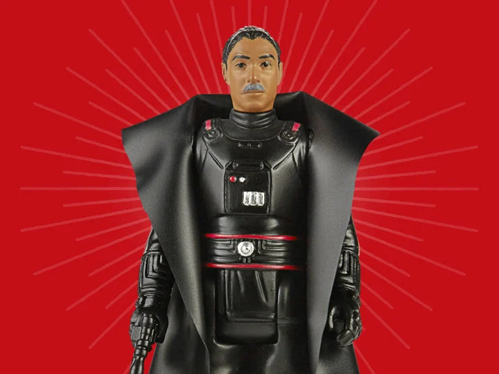 Star Wars Retro Collection Moff Gideon Action Figure - Vintage Style Collectible for Fans & Display - Perfect for Home Decor, Gifts, and Star Wars Memorabilia Collections