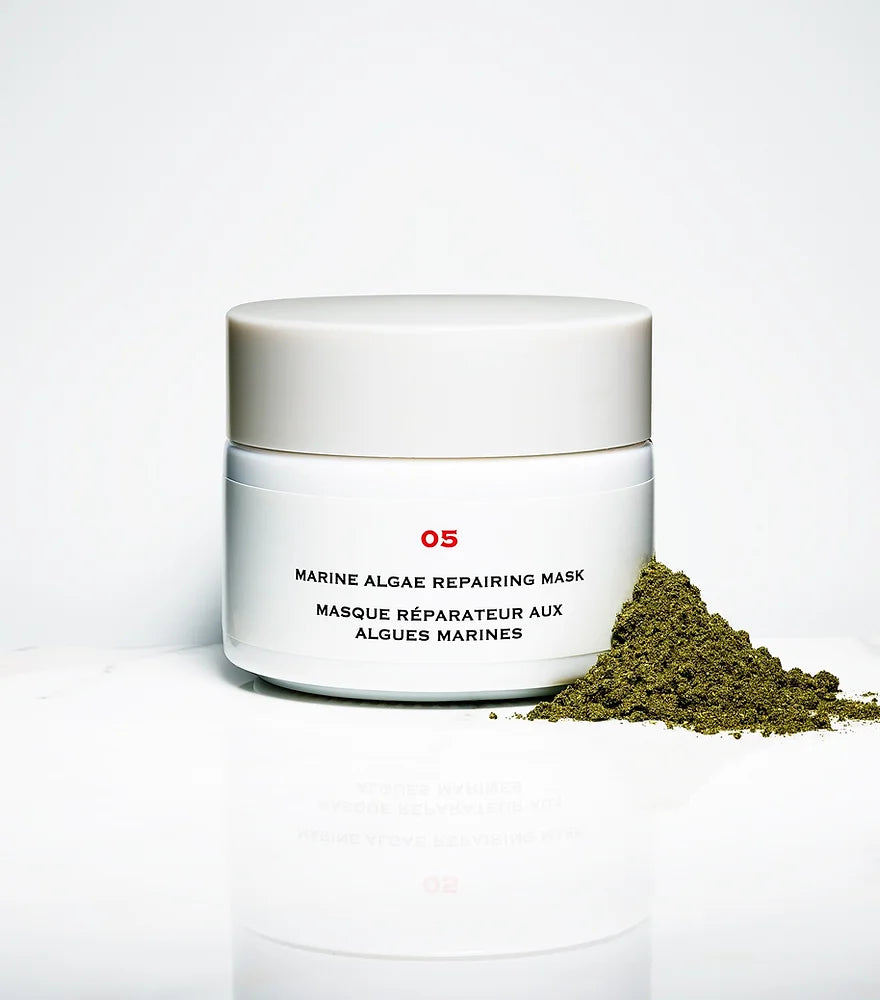 05 Marine Algae Repairing Mask - Deep Hydrating & Anti-Aging Facial Treatment for Dry Skin - Perfect for Spa Night & Post-Sun Care