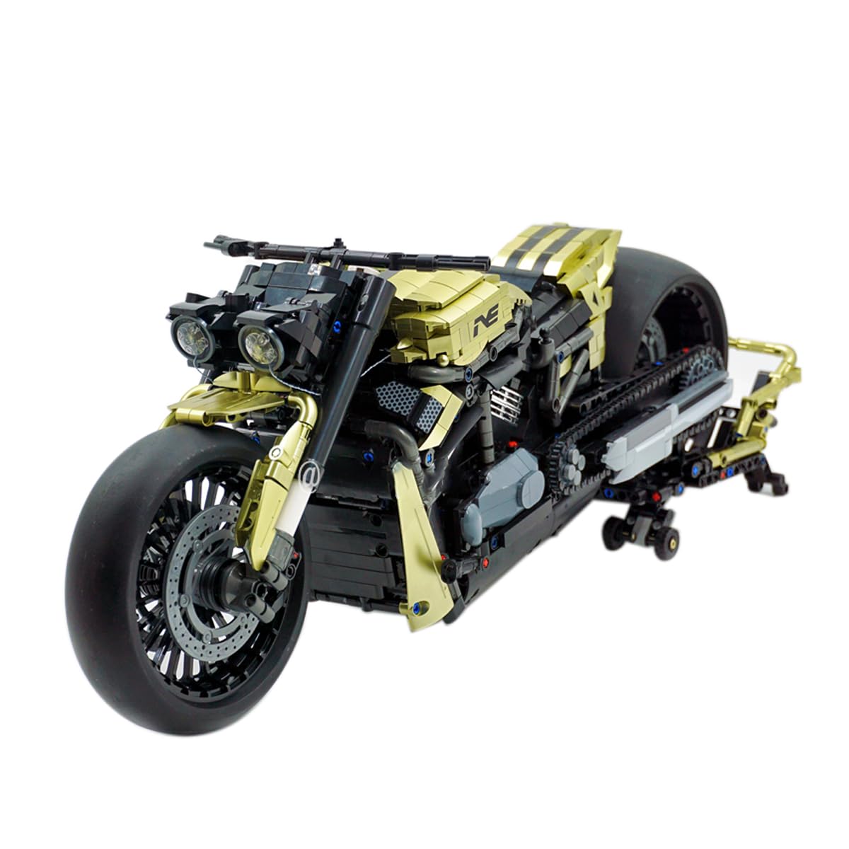 Harley-Davidson Night-Rod 1/5 Motorcycle Model Kit - 2427pcs MOC Building Toy for Adults & Collectors