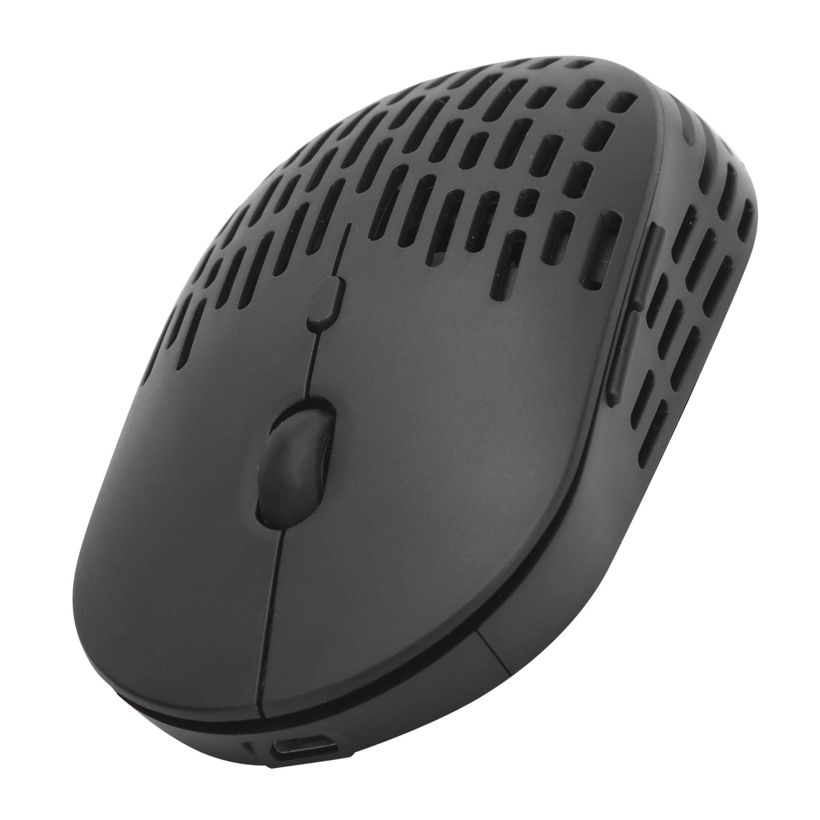 2.4G Wireless Gaming Mouse - Rechargeable Lightweight Ergonomic Hollow Design, 800/1200/1600DPI 3-Speed Adjustable Optical Sensor, RGB Colorful Backlit for PC Laptop Gaming (Black) | Perfect for FPS, MOBA Games & Office Work