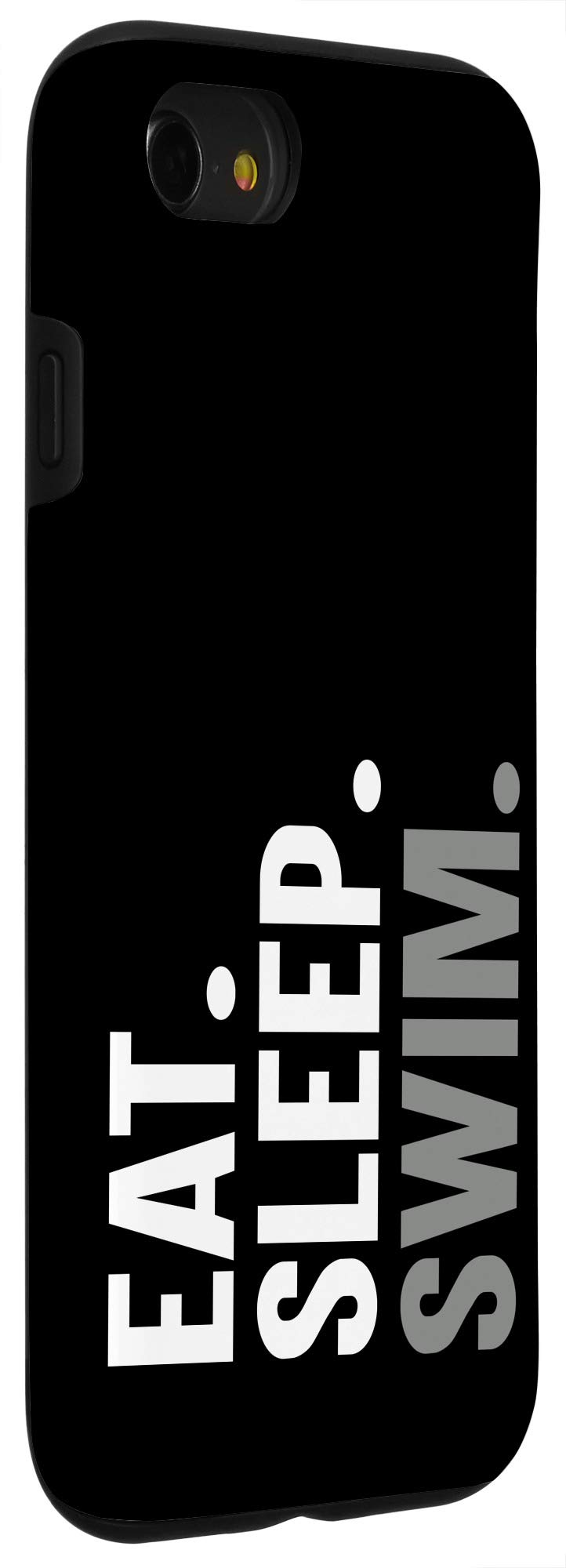 iPhone SE (2020) / 7 / 8 Waterproof Phone Case - Eat Sleep Swim Repeat Design - Durable Protective Cover for Swimming, Beach & Outdoor Activities