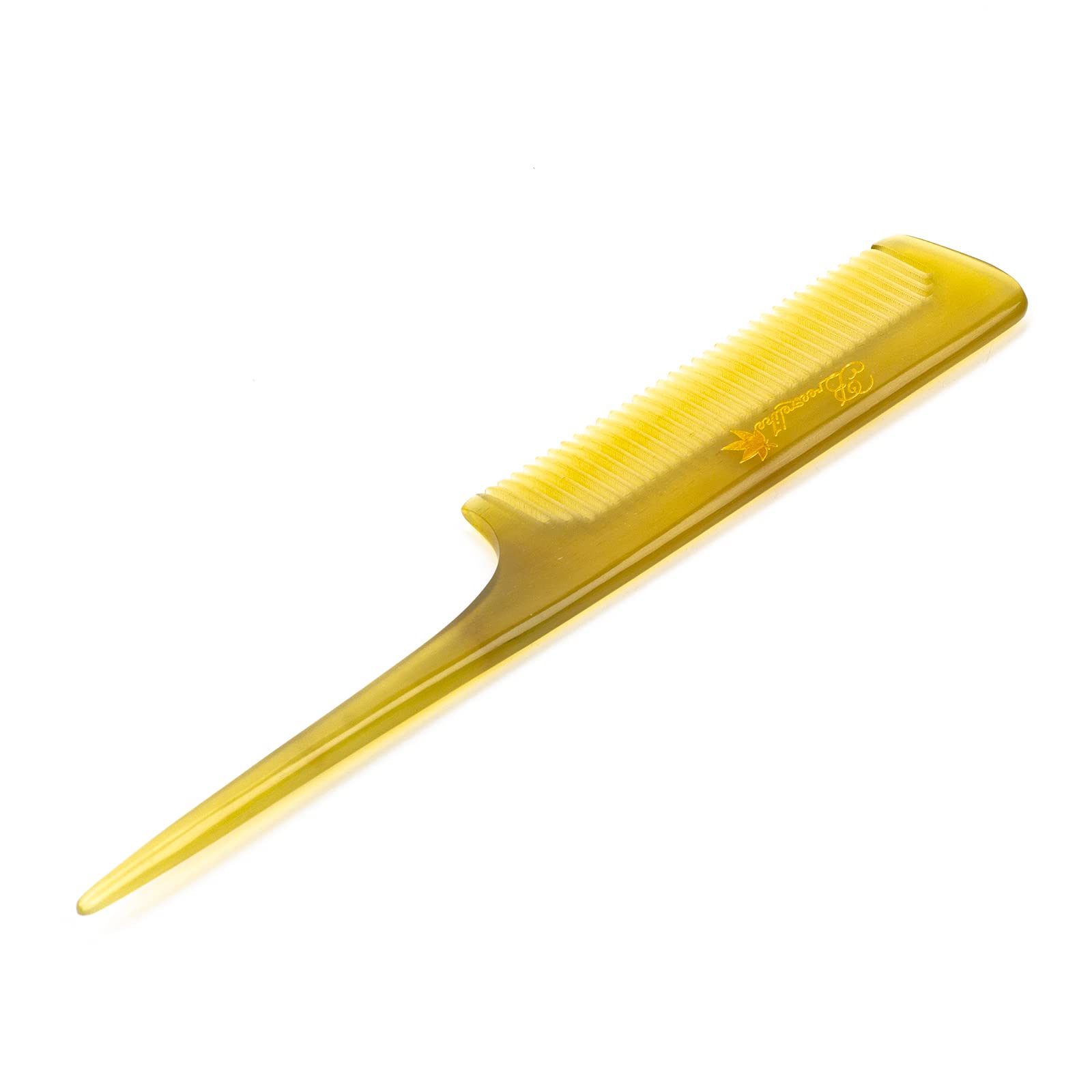 Breezelike Anti-Static Sheep Horn Rat Tail Comb for Smooth Detangling - Perfect for Curly, Wavy & Thick Hair Styling at Home or Salon