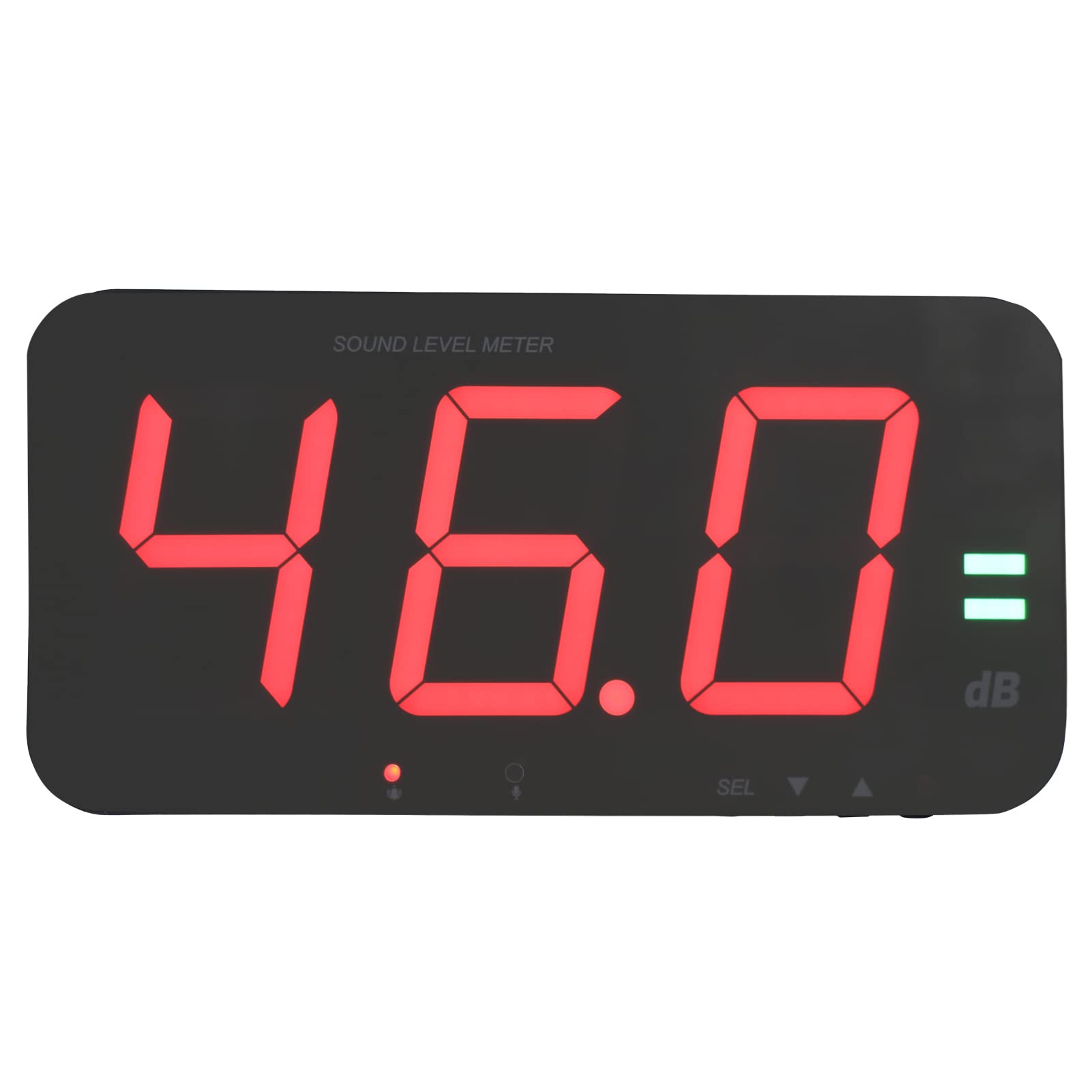 Digital Sound Level Meter - Wall Mounted LCD Decibel Noise Tester with 30-130dB Range for Home, Office & Factory - Perfect for Noise Monitoring in Bedrooms, Workshops & Industrial Areas