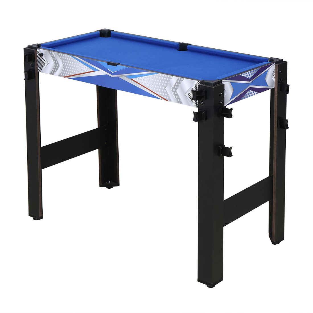 5-in-1 Multi Game Table Set - Folding Foosball, Pool, Hockey, Ping Pong & Basketball Combo for Indoor Fun (3FT) - Perfect for Game Rooms, Basements & Family Entertainment