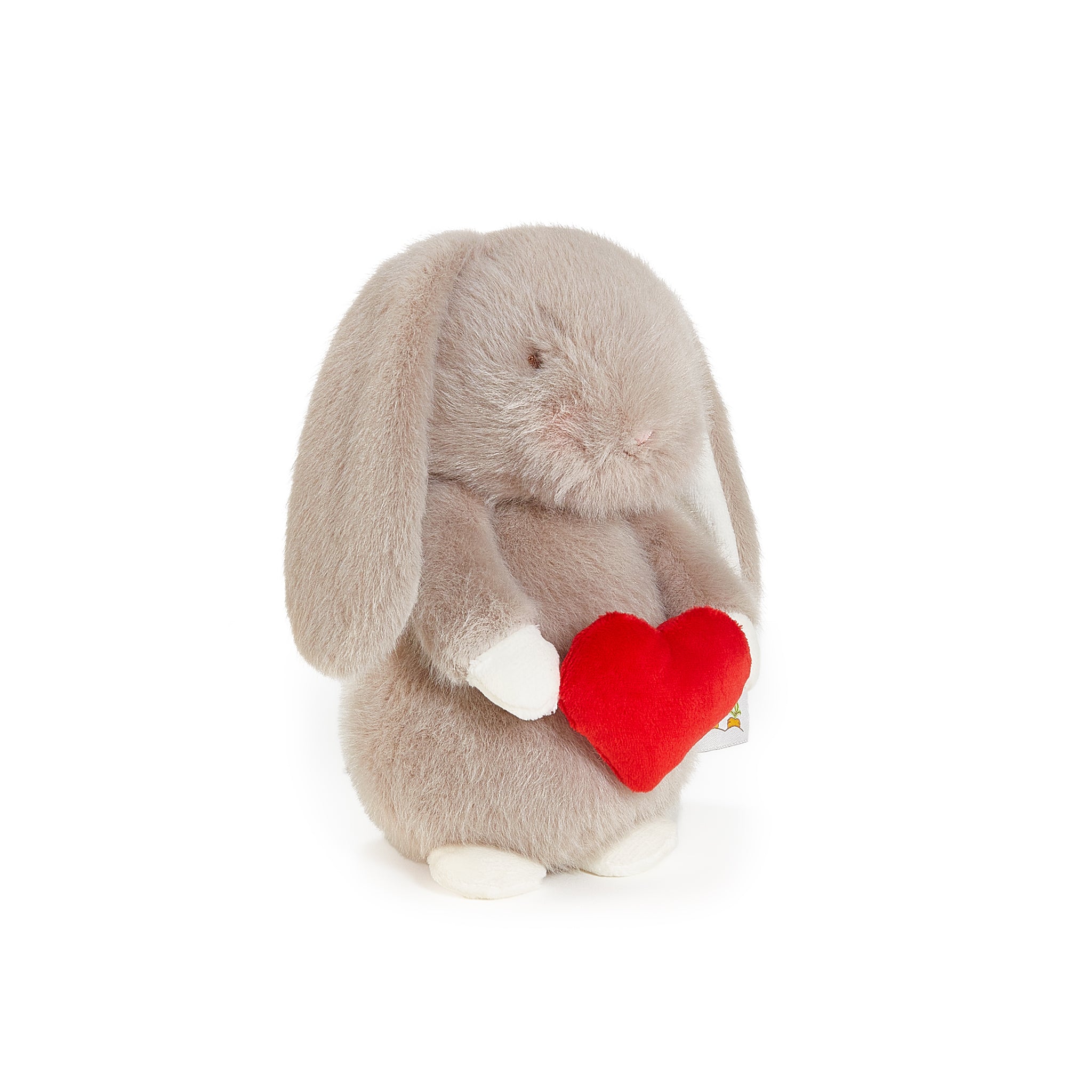 Love You Too Bunny Gray Plush Stuffed Animal - Perfect for Valentine's Day Gifts, Easter Decorations & Nursery Room Decor