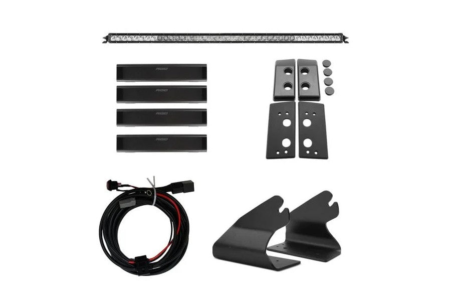 Ford Bronco Rigid Industries LED Roof Light Bar Kit - Spot/Flood Combo for Off-Roading & Night Driving - Perfect for Adventure, Camping & Trail Exploration