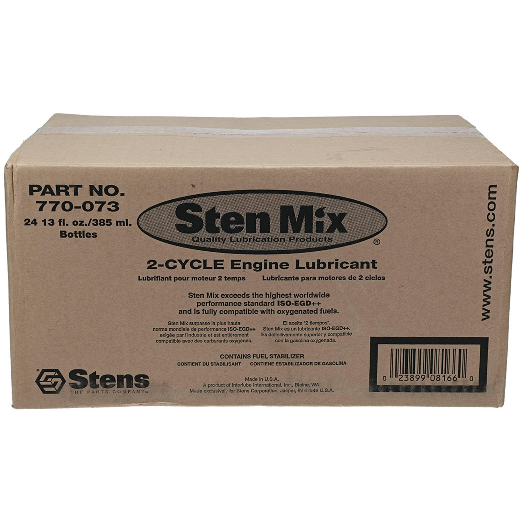 Stens 2-Cycle Oil 770-073 - Premium 2-Stroke Engine Oil for Lawn Mowers, Chainsaws & Outdoor Power Tools - Ideal for Summer Yard Maintenance & Landscaping