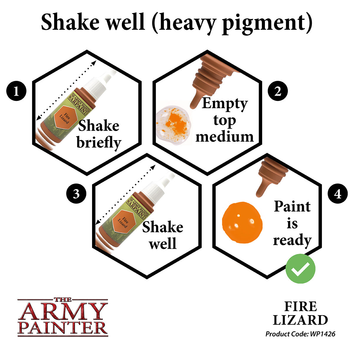 Warpaints: Fire Lizard - High-Quality Fantasy Face Paint for Cosplay, Halloween & Costume Parties - Perfect for LARP, Theatrical Performances & Fantasy Events
