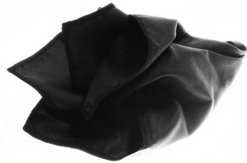 Horosafe Premium Microfiber Buffing & Cleaning Cloth for Watches - 12x12 Inch Black | Scratch-Free Polishing Cloth for Luxury Watches, Jewelry & Eyeglasses | Gentle Cleaning for Rolex, Omega & Smartwatches