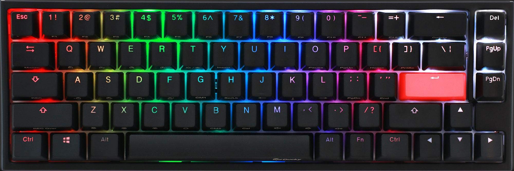 Ducky One 2 SF 65% Compact Mechanical Keyboard with Kailh Box Brown Switches - Perfect for Gaming, Typing & Office Work