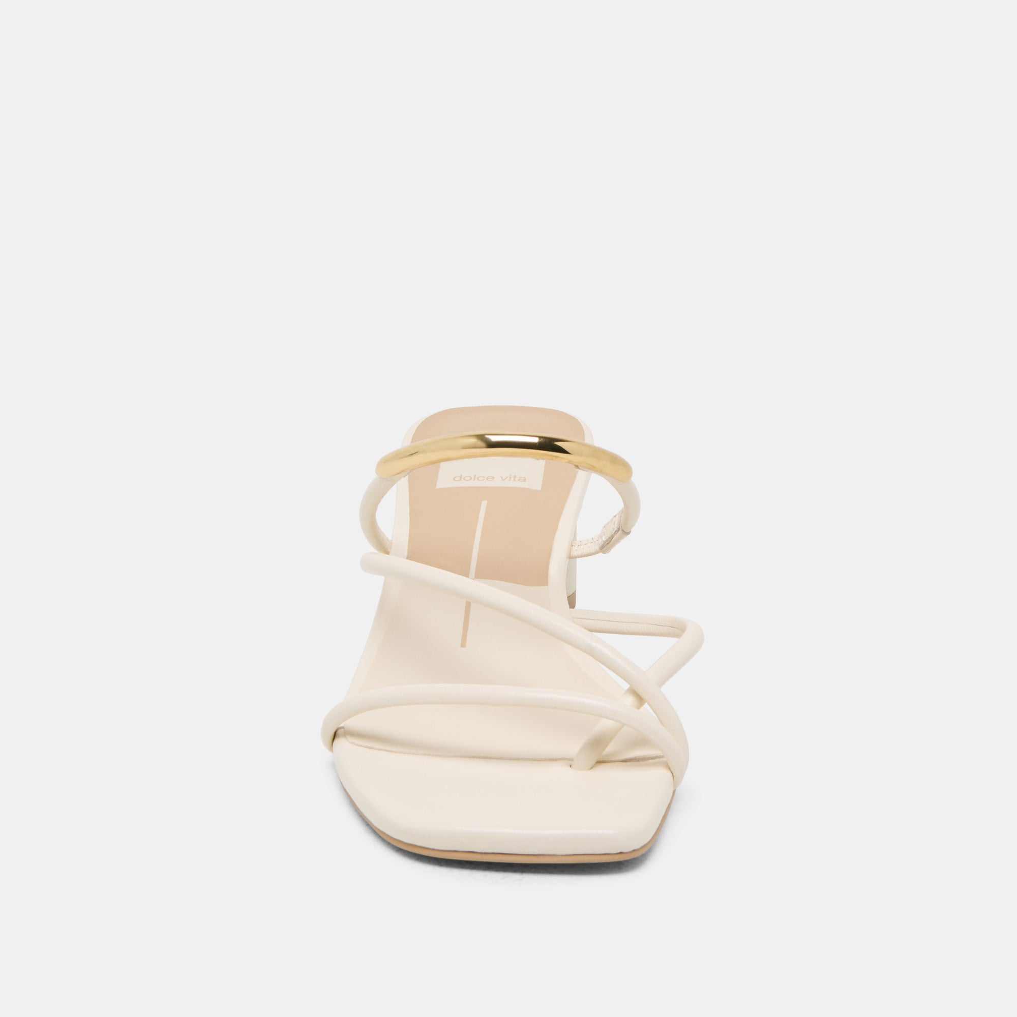 NAIRA HEELS - Off-White Genuine Leather Women's High Heels for Parties, Weddings & Evening Events