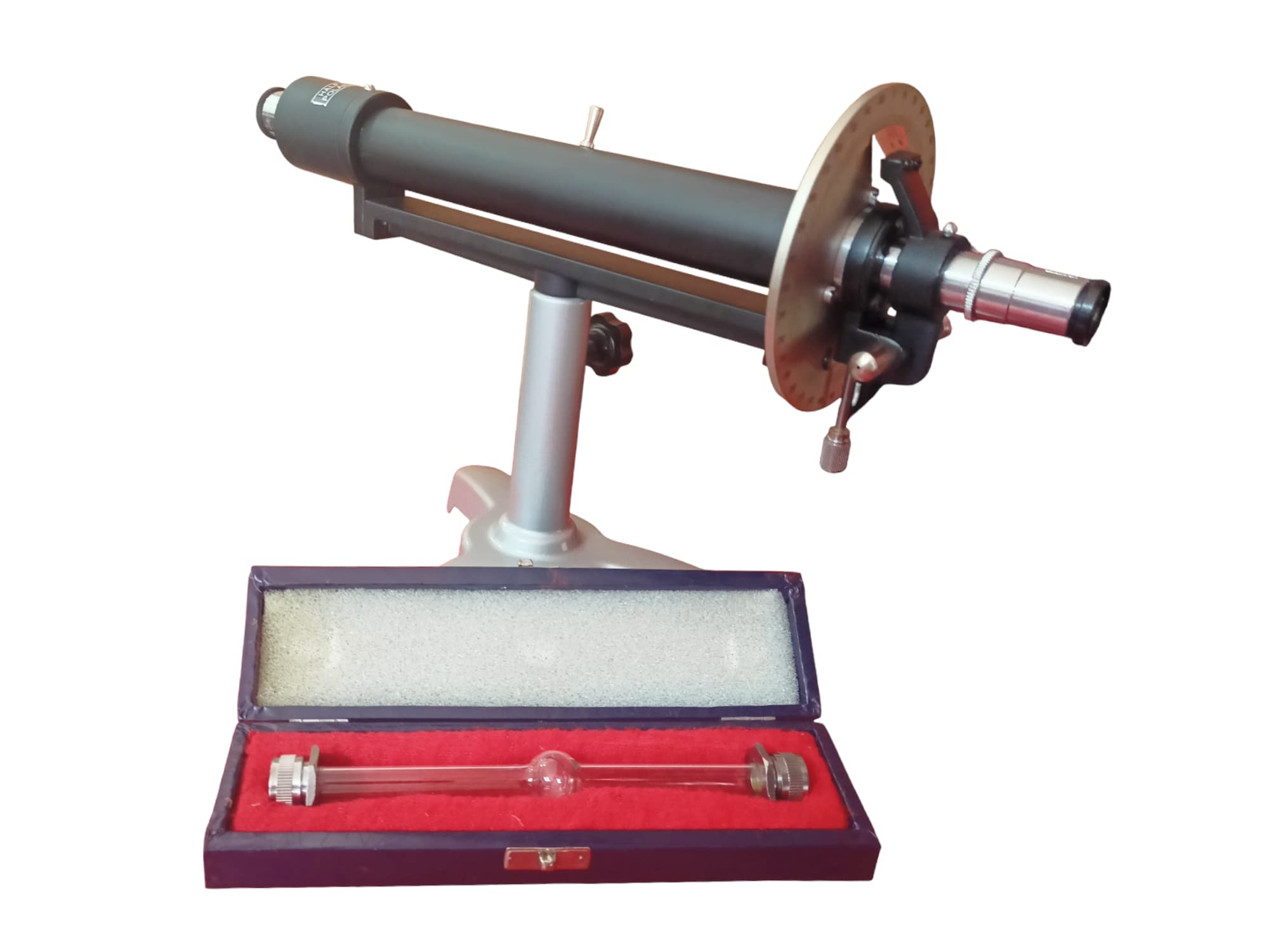 Student Polarimeter - Half Shade with Glass Tube for Optical Experiments | Lorentz Polarimeter for Physics Labs & Science Education