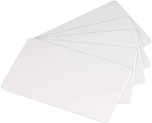 Premium White Blank Plastic CR80 30 Mil PVC Cards - 3000 Pack for ID Badge Printers | Durable ID Cards for Employee Badges, Access Control & Membership Cards | Office, School & Event Use