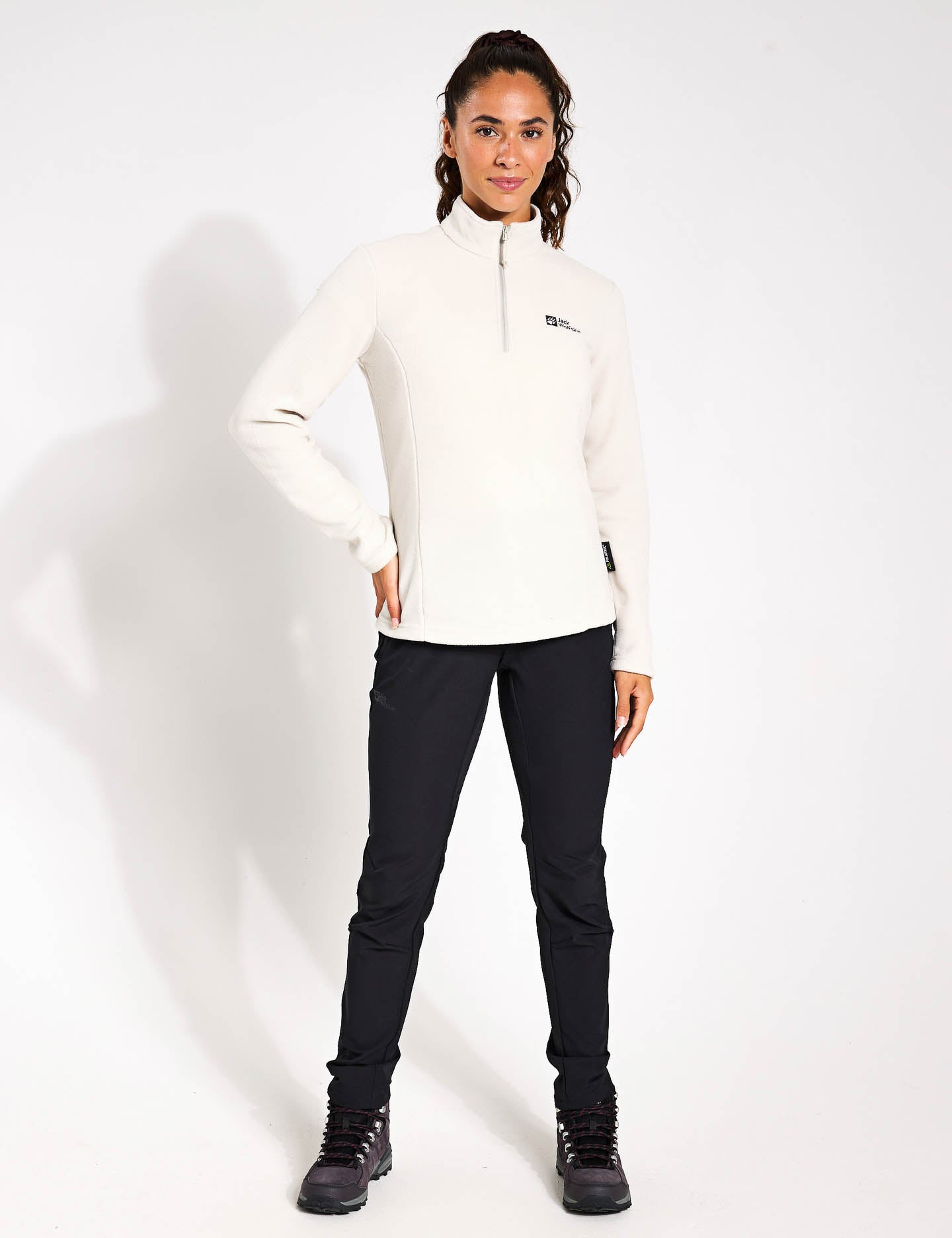 Taunus 1/2 Zip Fleece Pullover - Soft & Warm Seal Color - Men's Lightweight Outdoor Fleece Jacket for Hiking, Camping & Casual Wear
