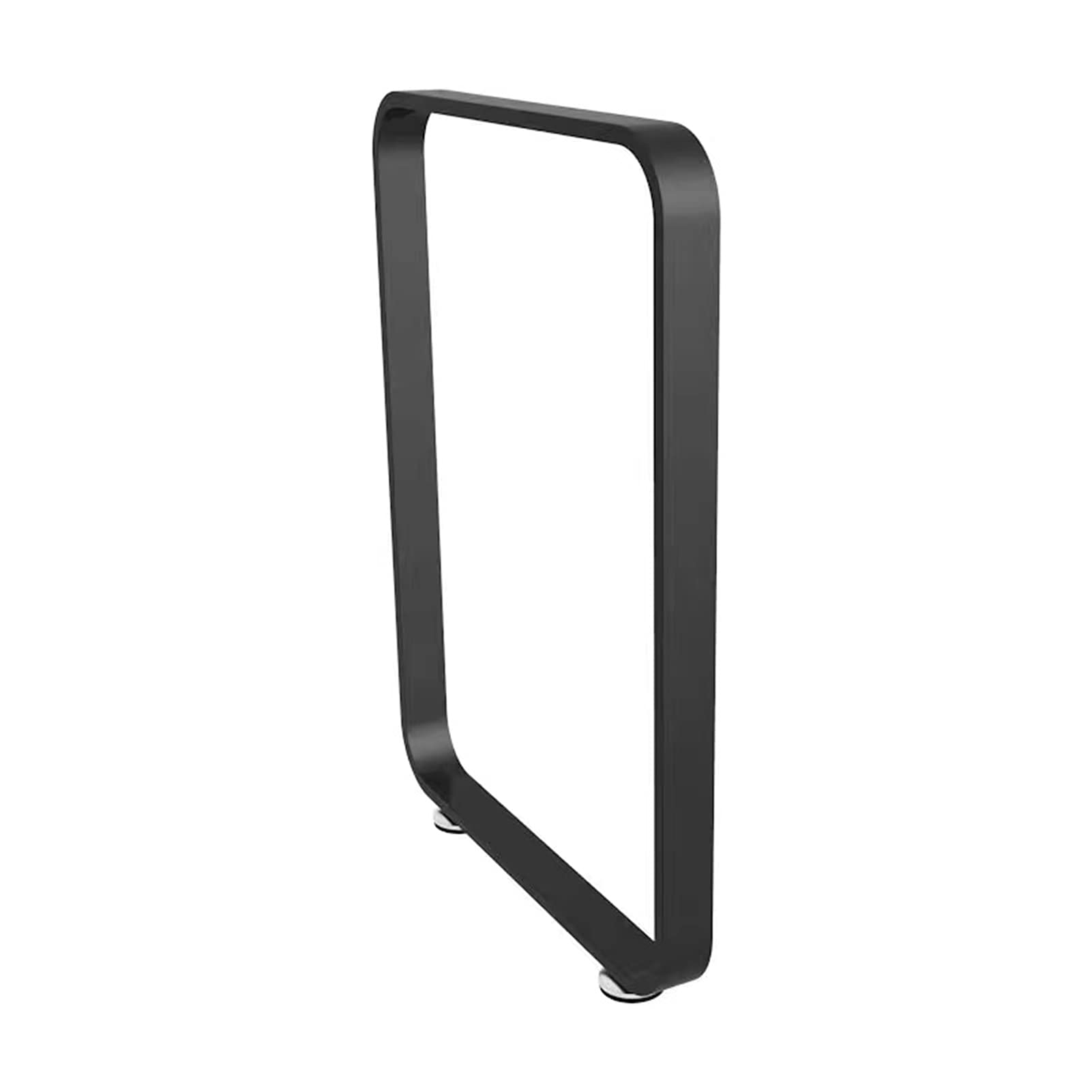Black Iron Table Legs 17.7x28.5 Inch - Heavy Duty Replacement Legs for DIY Bar Counter, Dining Table, Bench & Furniture - Compatible with Marble, Glass & Screw Board Tops - Perfect for Home Office, Restaurant & Cafe Setup
