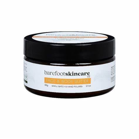 Barefoot Skincare Face and Body Butter with Ylang Ylang - Ultra Hydrating Moisturizer for Dry Skin - Perfect for Daily Use & Spa Nights