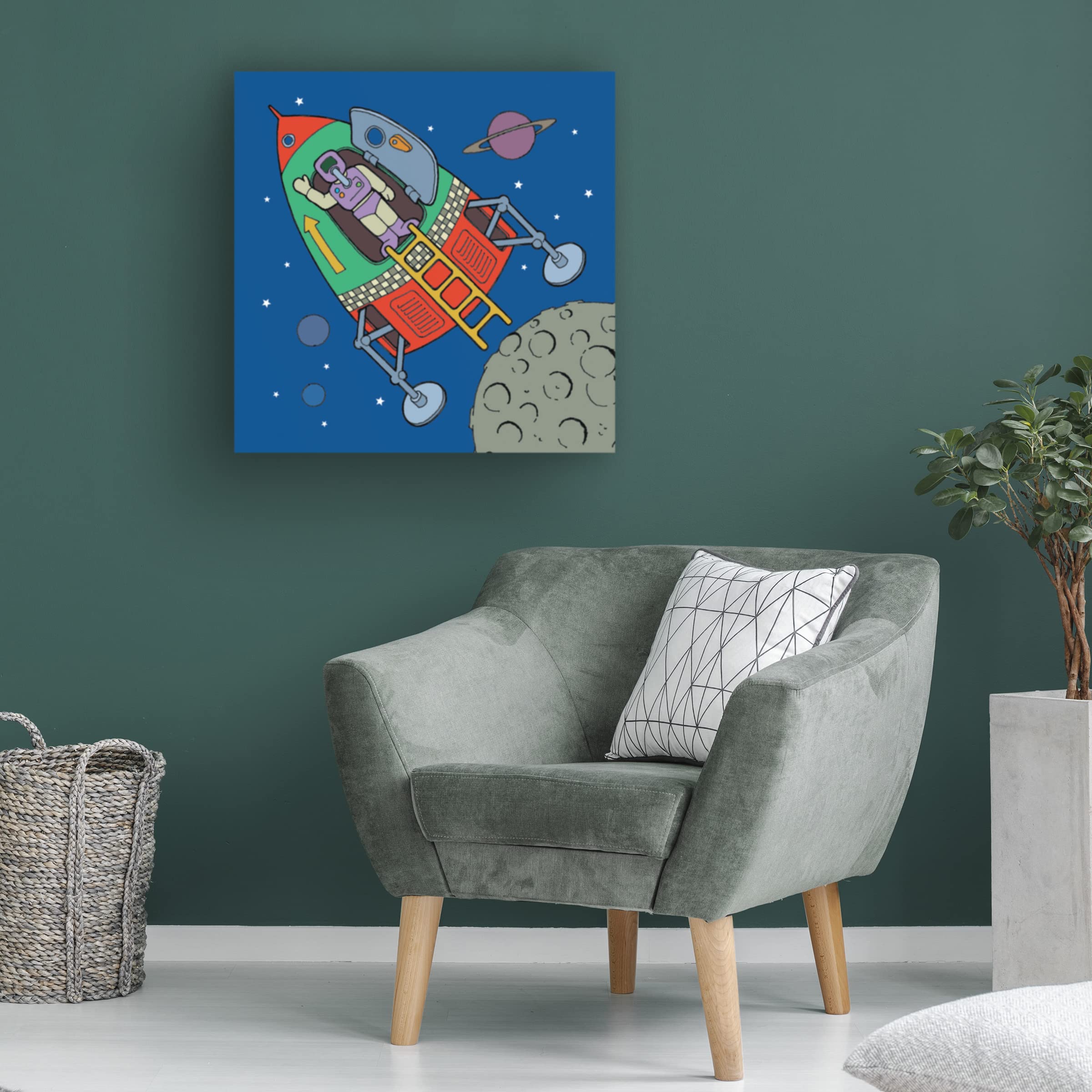 Trademark Fine Art 'Greetings' Canvas Wall Art by Duncan Wilson - Perfect for Living Room, Bedroom & Office Decor