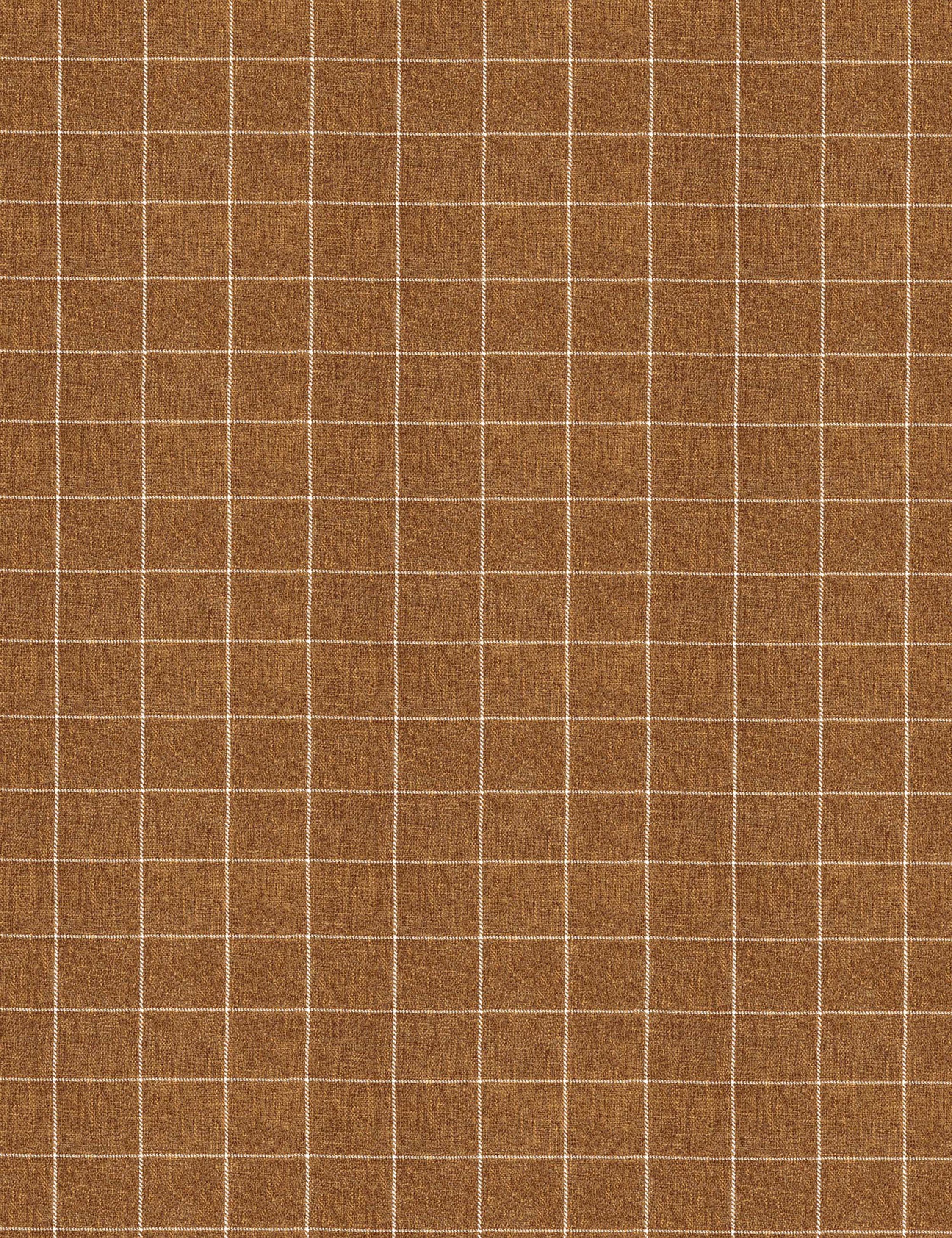 Premium Cognac Grid Fabric Swatch - High-Quality Upholstery & Drapery Material for Home Decor, Fashion Design, and DIY Projects - Perfect for Sofas, Curtains, and Crafting