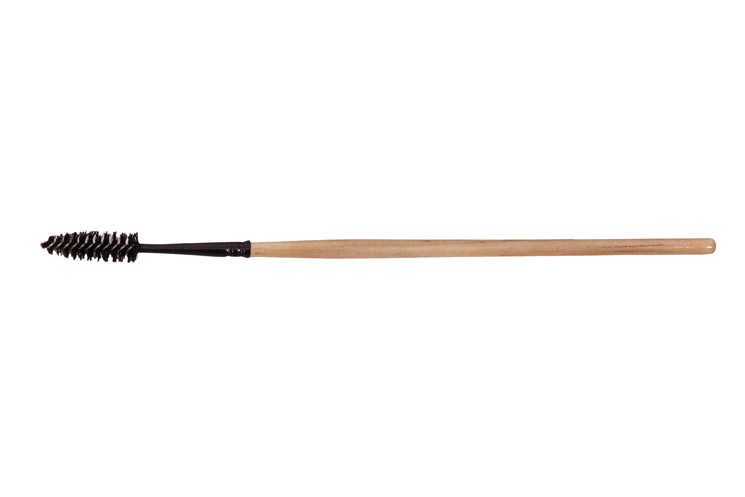 Premium Nozomi Handcrafted Mascara Brush with Natural Wooden Handle & Imported Synthetic Taklon Bristles - Perfect for Professional Makeup Artists & Home Beauty Routines