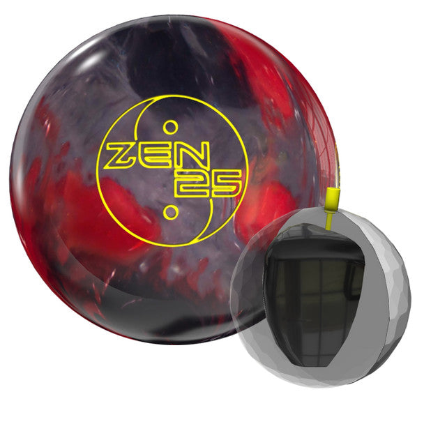 900 Global Zen 25 Bowling Ball - High Performance Urethane Coverstock for Hook Control | Perfect for League Play & Tournament Bowlers