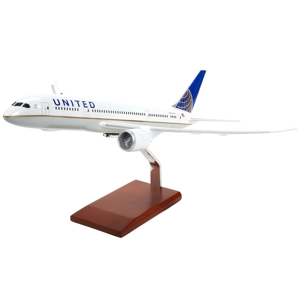 Boeing 787 Continental Model Airplane - Collectible Die-Cast Aircraft Toy for Aviation Enthusiasts & Kids - Perfect for Home Display, Office Decor, and Gift Giving