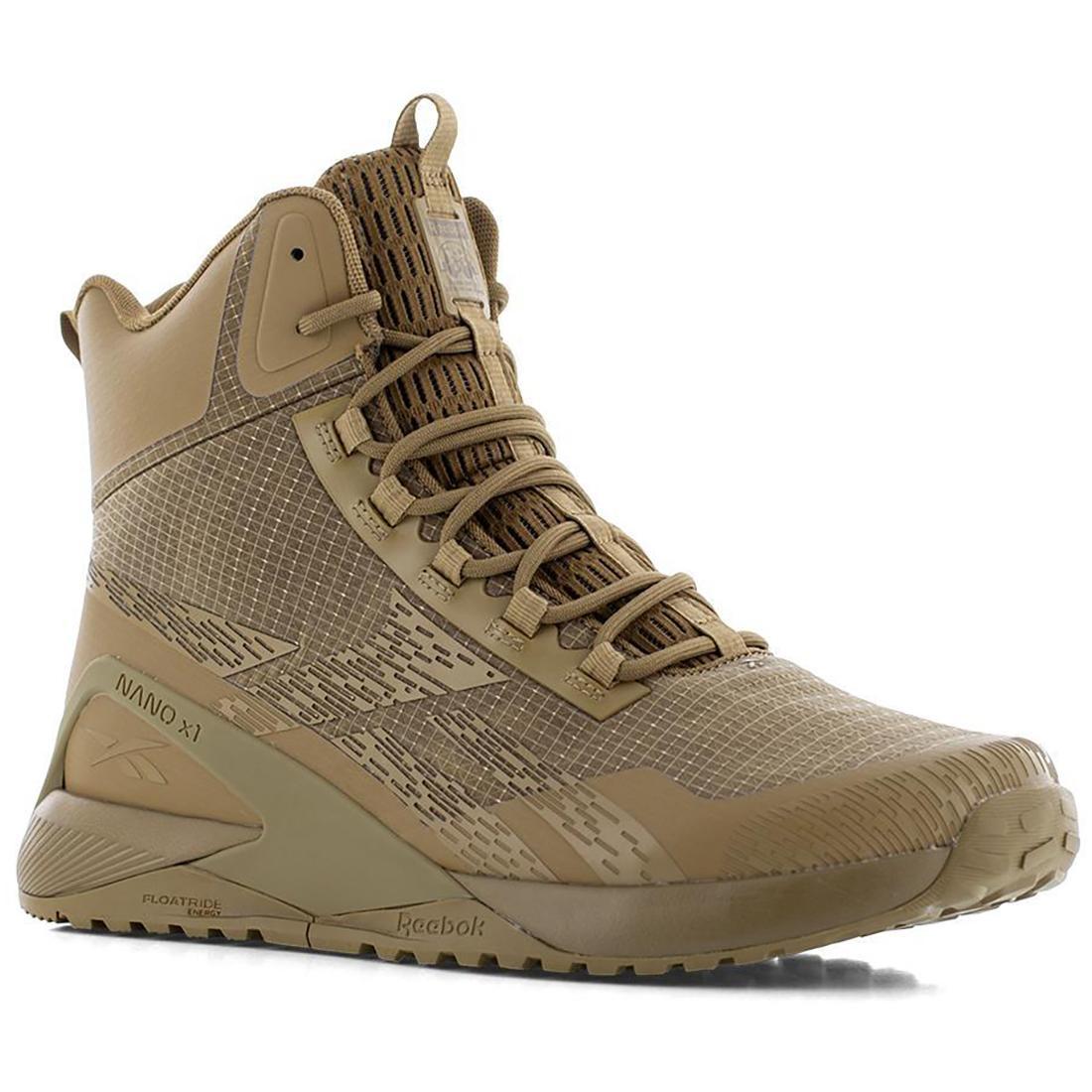 Nano X1 Adventure Tactical Soft Toe Slip-Resistant Boots - Coyote Brown | Lightweight Hiking & Outdoor Work Boots for Men | Perfect for Construction, Hunting, and Military Use