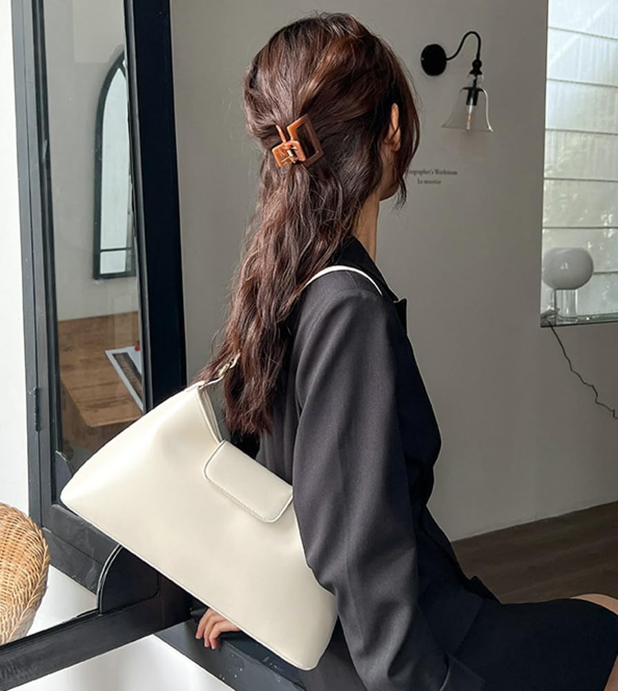 Trendy 2024 Women's Handbags & Purses - Large Capacity Shoulder Bag, Underarm Purse for Everyday Use, Work & Travel | Black Women's Handbag