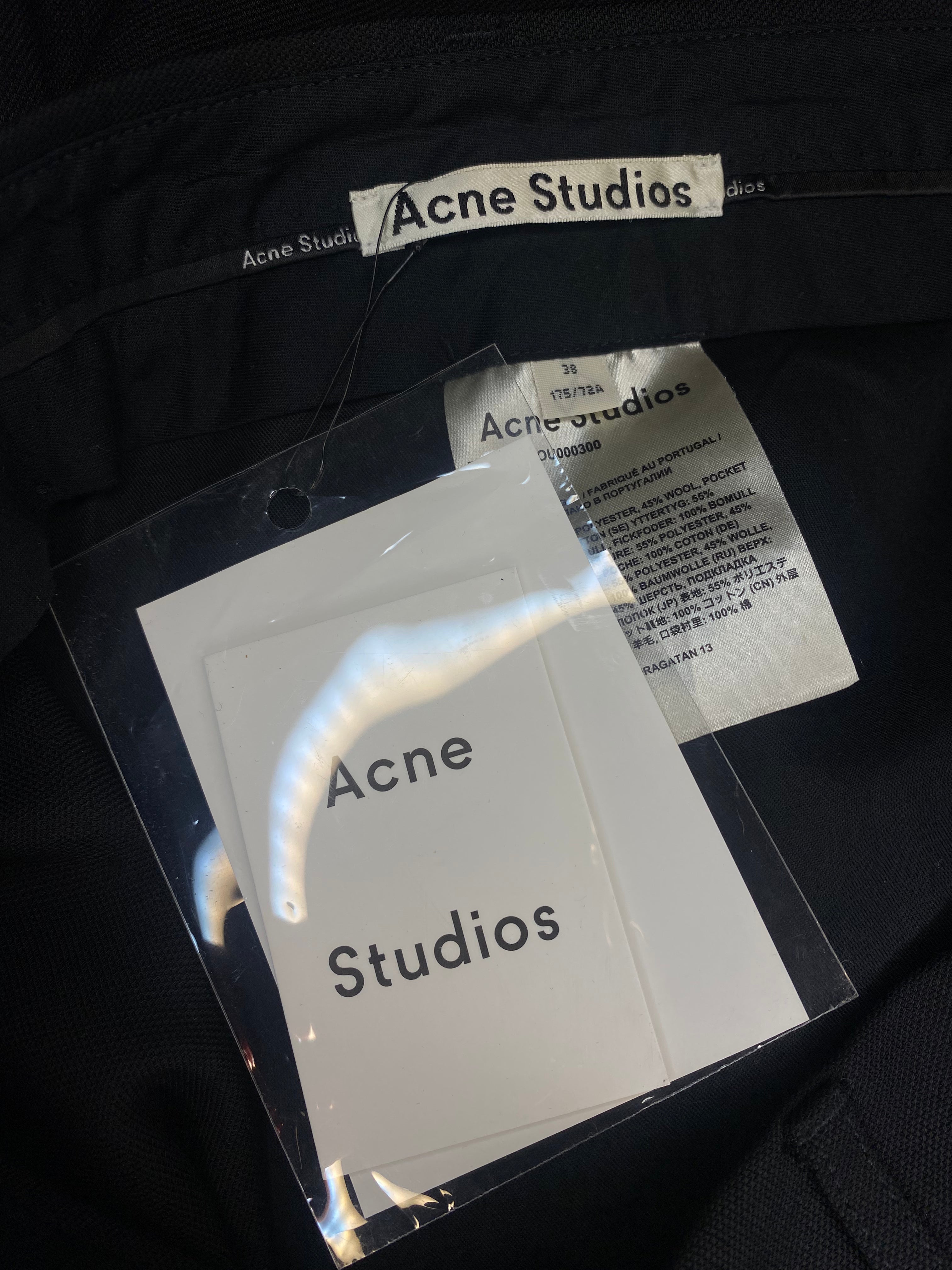 Acne Black Trousers BNWT - Premium High Waisted Skinny Pants for Women | Perfect for Office Wear, Night Out & Casual Chic Outfits