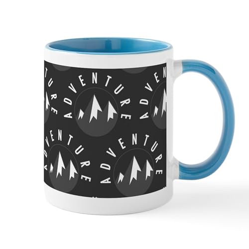 White/Blue Inside - Hiking Camping Outdoor Mugs