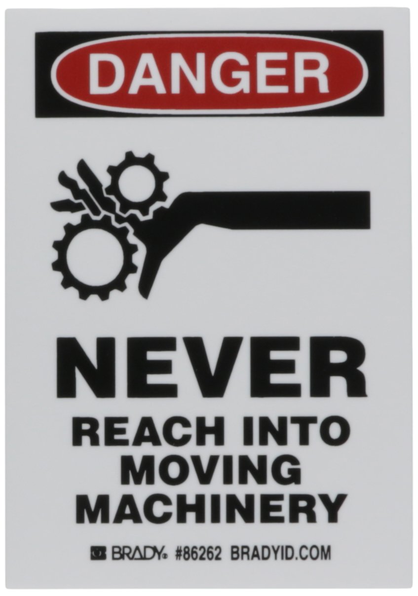 Brady 86262 Industrial Equipment Label - 5
