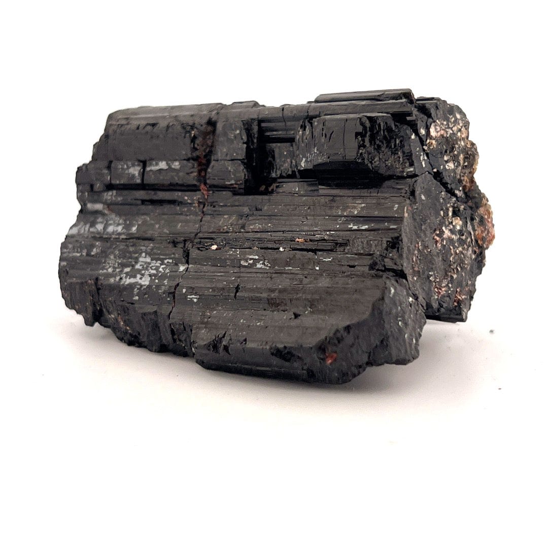 Natural Black Tourmaline Chunks - EMF Protection Stone, Stress Relief & Positive Energy Crystal for Home, Office & Meditation