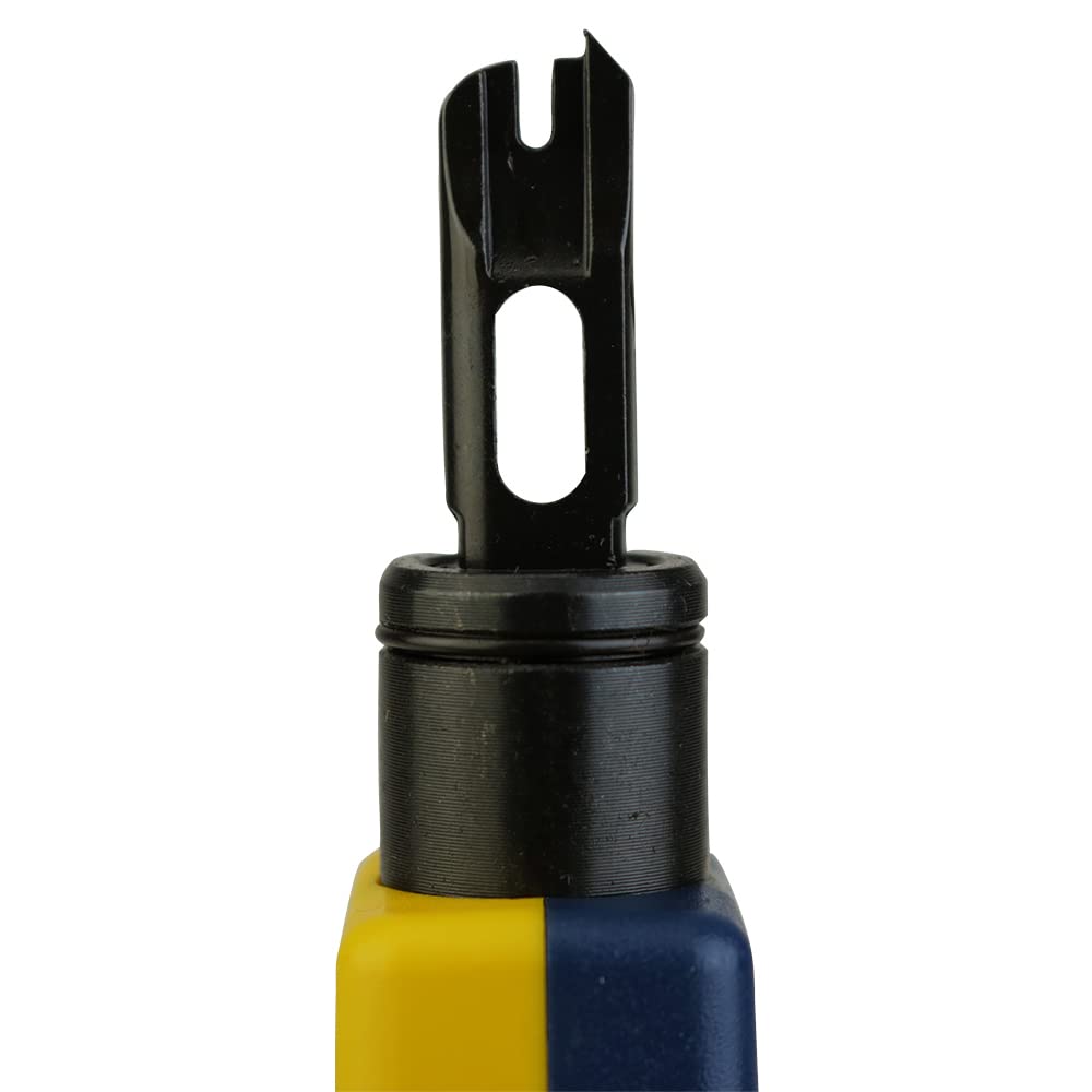 Impact Style Punchdown Tool for 66/110 Blocks - Includes Non-Cut 66/110 Blade - Ideal for Network Cable Installation & Telecom Wiring Projects