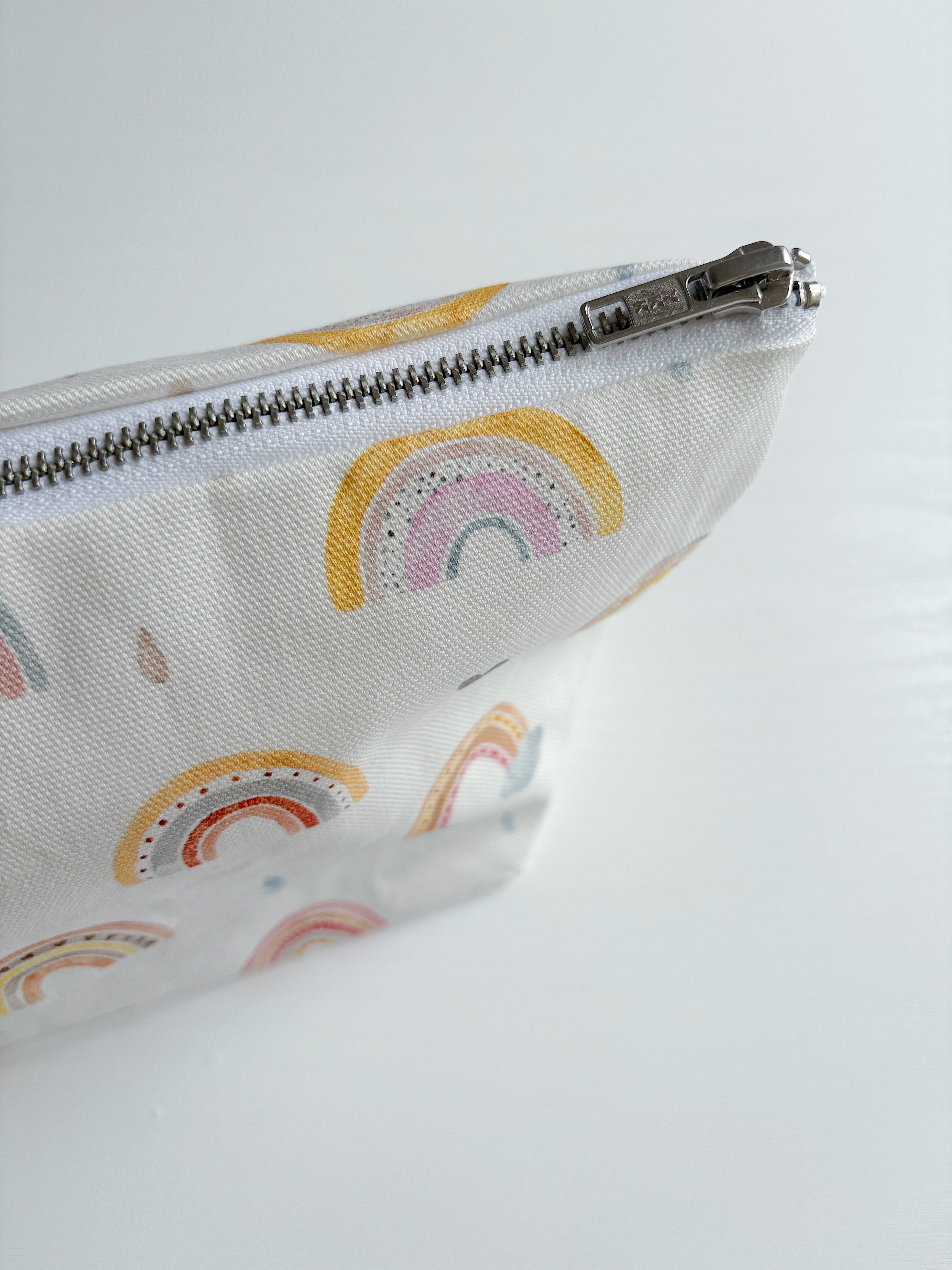 Beau Rainbow Print Baby Diaper and Wipes Pouch - Perfect for On-the-Go Parents, Travel, and Daycare Essentials