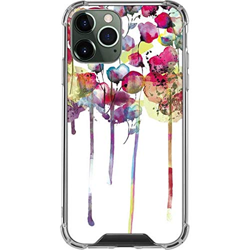 Clear Phone Case for iPhone 12 Pro - Floral Painted Design | Scratch-Resistant Protective Cover | Perfect for Everyday Use, Travel & Gift Giving