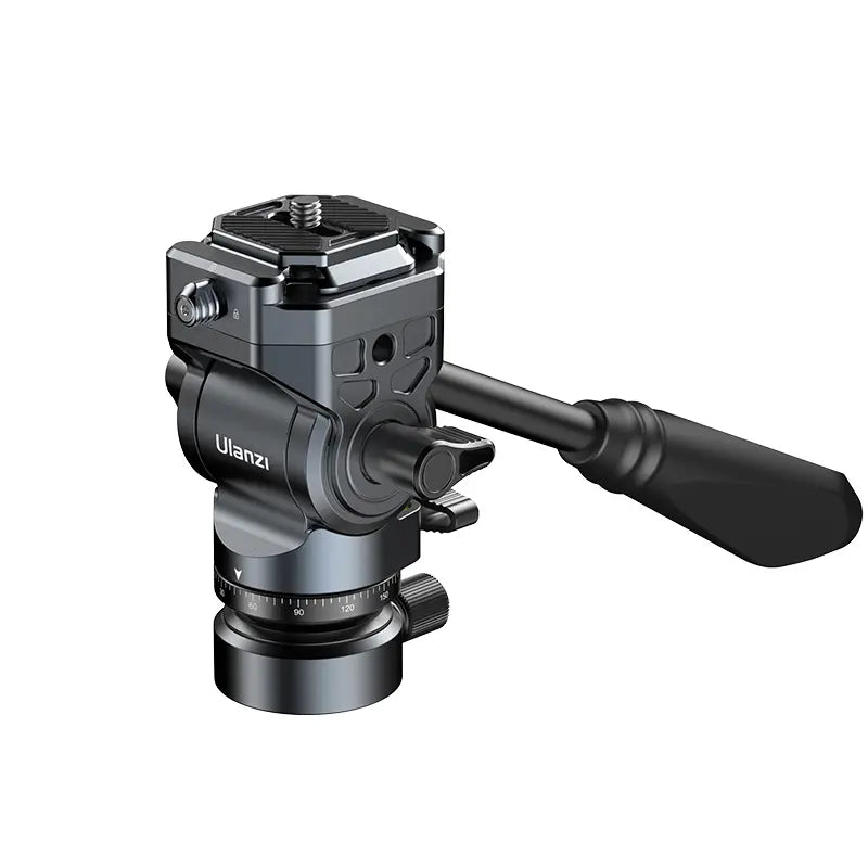 Ulanzi F38 Quick Release Fluid Video Head Tripod Mount for DSLR Cameras - Perfect for Vlogging, Photography, and Smooth Panning Shots