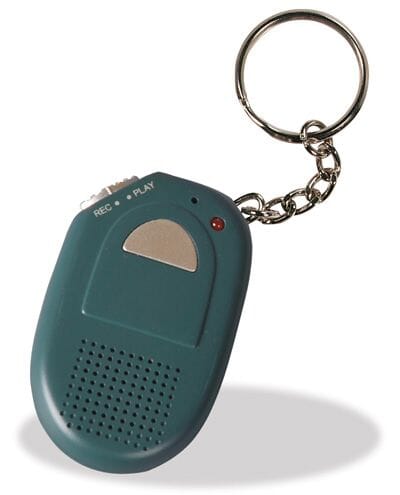 Personalized Custom Engraved Keychain - Unique Gift for Men & Women - Perfect for Home, Office, Car Keys & Everyday Carry (Key Chain Talker)