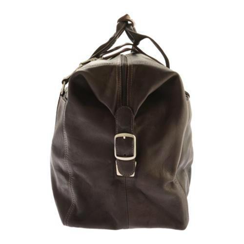 Premium Piel Leather Extra Large Travel Duffel Bag with Zip Pocket - Perfect for Gym, Weekend Trips & Business Travel