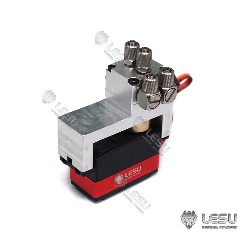 1/14 LESU Metal Reversing Valve - 1/2/3/4/5/6 Channel Directional Control Valve Servo for RC Hydraulic Dump Truck, Loader, Excavator - Perfect for DIY RC Construction Vehicle Models and Hydraulic System Upgrades