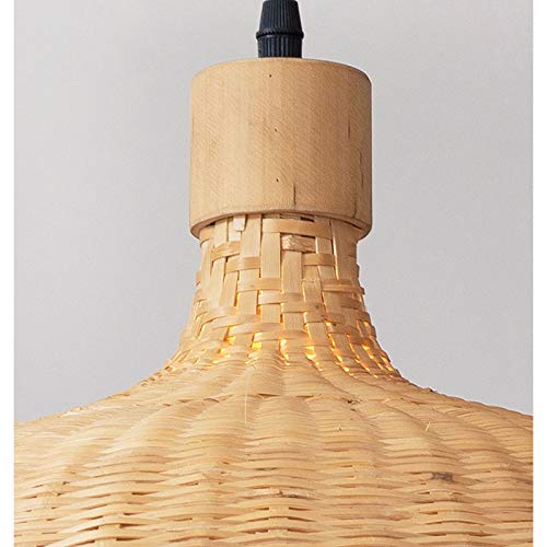 Modern LED Chandelier Lamp - Semicircle Hollow Design with Natural Straw Material, Eco-Friendly Hanging Light Fixture for Living Room, Bedroom, Dining Room, Bars and Restaurants | Energy Saving & Stylish Ceiling Lighting
