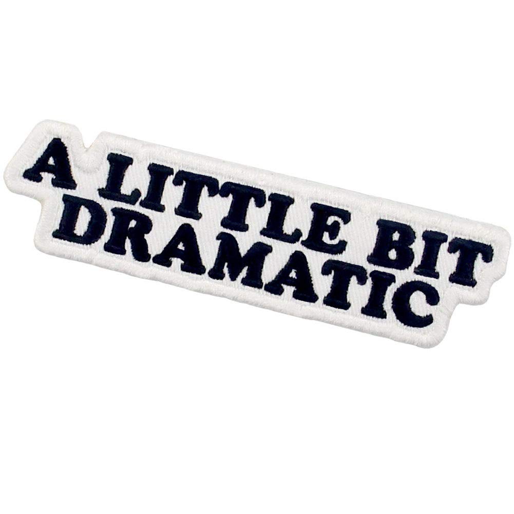 Dramatic Embroidered Patch for Biker Jackets - Iron On & Sew On Emblem for DIY Clothing & Accessories | Perfect for Denim, Leather, Backpacks & Motorcycle Gear