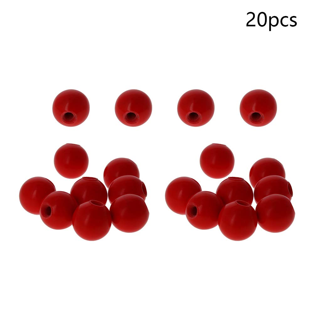 10Pcs Black Bakelite Ball Knob M5 Female Thread - 20mm/0.79